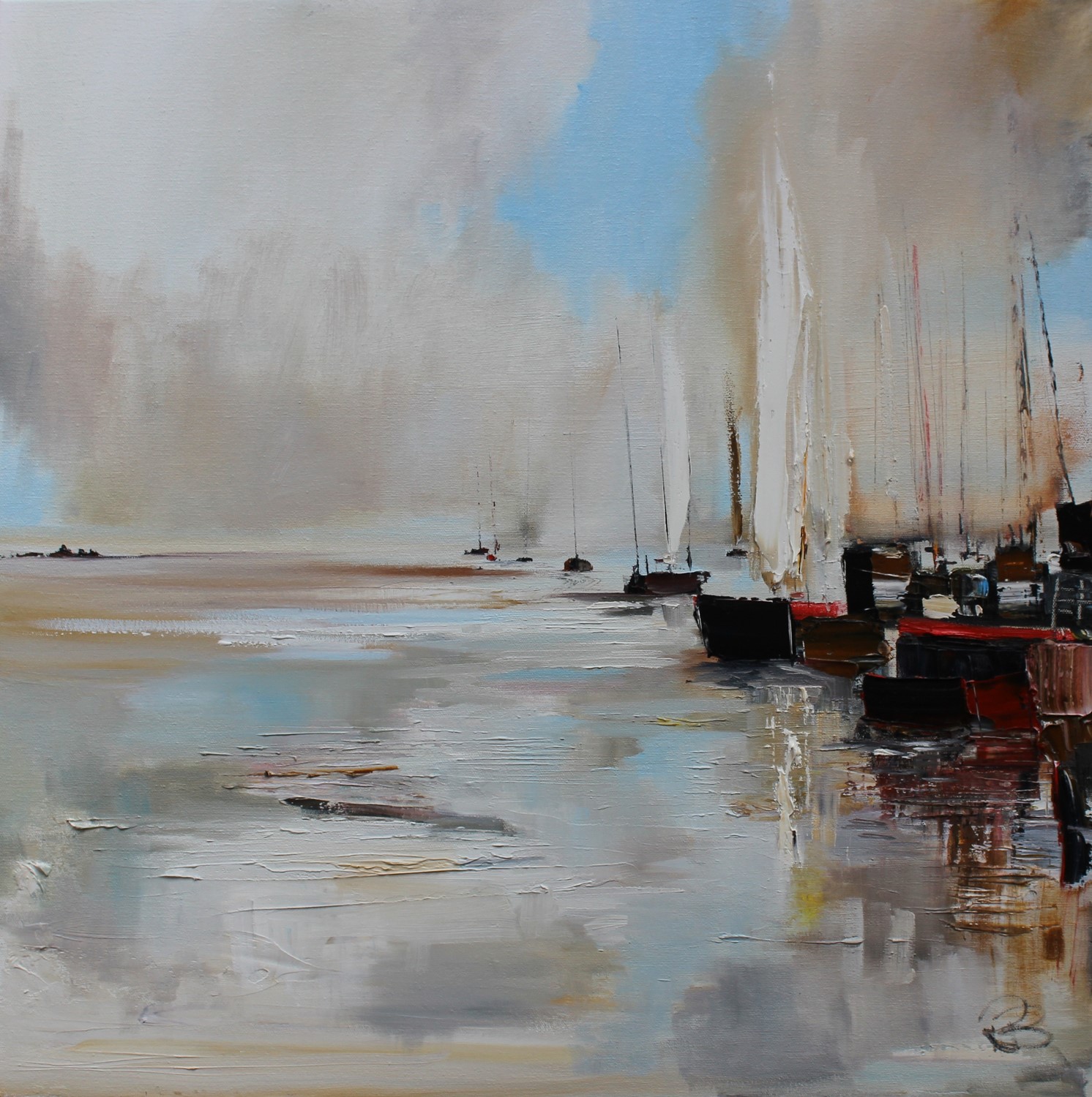 'Gathered at the Quay' by artist Rosanne Barr